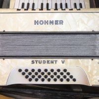 стар малък акордеон "HOHNER" STUDENT V, снимка 5 - Антикварни и старинни предмети - 44111852
