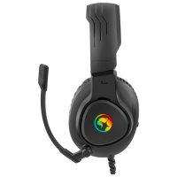 Слушалки с микрофон Геймърски Marvo HG8958 Черни с RGB подсветка Gaming Headphones, снимка 2 - Слушалки за компютър - 35095351