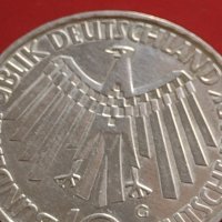 Сребърна монета 10 марки 1972г. Германия 0.625 Мюнхен XX Олимпийски игри 41427, снимка 6 - Нумизматика и бонистика - 43568039