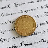 Монета - Германия - 10 пфенига | 1949г.; серия G, снимка 2 - Нумизматика и бонистика - 29050367