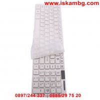 Комплект безжична клавиатура и мишка със силиконово покритие, снимка 2 - Клавиатури и мишки - 28461780