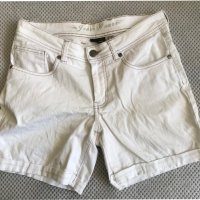 Бели къси дънкови панталони, снимка 11 - Къси панталони и бермуди - 37131370