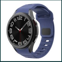 Силиконова Каишка за Samsung Watch 6 Classic / 5 Pro / 4 / 3 20mm, снимка 6 - Смарт гривни - 43780723