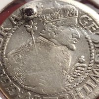 Сребърна монета 1/4 талер 1624г. Георг Вилхелм Кьониксберг Източна Прусия 14959, снимка 3 - Нумизматика и бонистика - 43001017