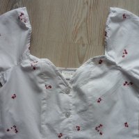 М/Л Нова дамска блуза с къс ръкав, снимка 3 - Туники - 40868305