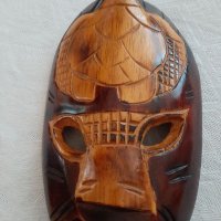 Африканска дървена маска, снимка 2 - Антикварни и старинни предмети - 39073551
