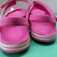Детски розови сандали - чехли с велкро лепенки №30/31, снимка 6 - Детски сандали и чехли - 27620276