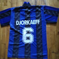 Интер футболна фенска тениска 1997-98 №6 Юри Джоркаеф размер С, снимка 6 - Футбол - 35259703