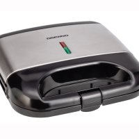 Грил / тостер, 800W, с незалепващи плочи, незагряваща се и заключваща се дръжка, светлинен индикатор, снимка 1 - Тостери - 43297034