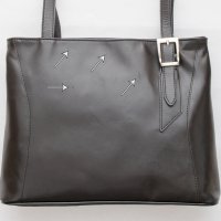Черна дамска чанта с катарама Valentina, снимка 6 - Чанти - 43127752