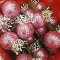 Коледни топки, снимка 2 - Декорация за дома - 43043368