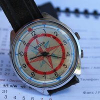 Колекционерски СССР часовник ''Ракета'' 40 мм , снимка 3 - Колекции - 40657851