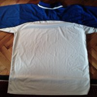 Тениска Пума футболна бяло синьо размер ХЛ, снимка 4 - Футбол - 28545959