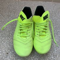 Nike Tiempo светло зелени, снимка 4 - Футбол - 42959130