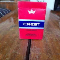 Стара кутия от цигари Crest, снимка 3 - Други ценни предмети - 39566102