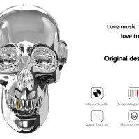 Портативна Блутут колона с радио Skull OneDer V7 във формата на череп, снимка 3 - Слушалки и портативни колонки - 26481434