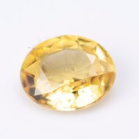 Жълт сапфир 0.30ct овална шлифовка №3, снимка 1 - Други - 42963596