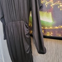 Черна елегантна рокля, снимка 4 - Рокли - 44111295