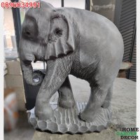 Градинска фигура слонче от бетон, снимка 3 - Градински мебели, декорация  - 38963107