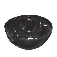 Дълбока кръгла керамика за фризьорска измивна колона DM7, черна, снимка 1 - Друго оборудване - 43937344