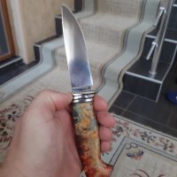 Нож на Андрей Бирюков от К340 стомана закалена на 62hrc, снимка 4 - Ножове - 37502436