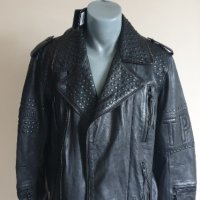 True Prodigy Leather Jacket Slim Fit Mens Size 2XL ОРИГИНАЛ! НОВО! Ест. кожа!, снимка 1 - Якета - 43300069