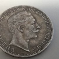 Монета Dret Mark 1911, Wilhelm II Deutscher Kaiser, снимка 4 - Нумизматика и бонистика - 38877387