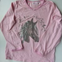 розова блузка с конче от пижама, снимка 2 - Детски пижами - 37542031