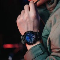 Мъжки часовник Casio G-Shock GA-100RGB-1AER, снимка 4 - Мъжки - 43748994