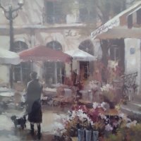 Картини-парижки кафенета, снимка 6 - Картини - 40223467