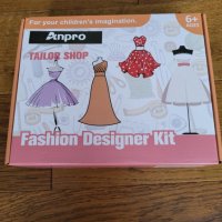 Anpro 700+ бр. Моден дизайнерски комплект за момичета с 4 манекена, 6+, снимка 10 - Образователни игри - 43145685