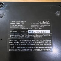 CD плеър Sony и Citizen, снимка 10 - Други - 43281942