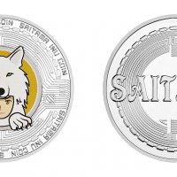Саитама Ину монета / Baby Saitama Inu coin ( BABYSAITAMA ) - Silver, снимка 1 - Нумизматика и бонистика - 39674985