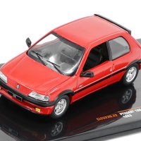 Peugeot 106 XSI Le Mans 1993 - мащаб 1:43 на IXO моделът е нов в PVC дисплей-кейс, снимка 1 - Колекции - 44061304