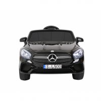 Акумулаторна кола Licensed Mercedes Benz SL500 Black SP, снимка 3 - Детски велосипеди, триколки и коли - 39245429
