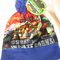 Нова детска зимна шапка TURTLES, 8-14 г., снимка 3 - Шапки, шалове и ръкавици - 34955128