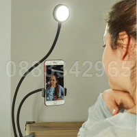 НОВИ! Селфи ринг лампа LED VLOGGING стойка за телефон 2в1, снимка 3 - Селфи стикове, аксесоари - 36502218