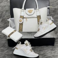 Дамска чанта портфейл и спортни обувки Versace код 172, снимка 1 - Дамски ежедневни обувки - 33559430