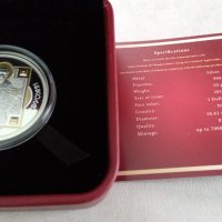 Сребърна монета Свети Николай , снимка 2 - Нумизматика и бонистика - 43151512