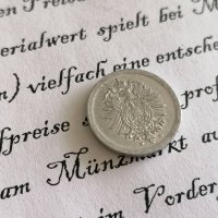 Райх монета - Германия - 1 пфениг | 1917г.; серия D, снимка 2 - Нумизматика и бонистика - 28334728