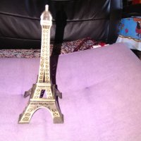 Айфеловата кула в Париж метална репродукция за украса в умален вид Н-180мм отлична, снимка 2 - Други - 43788049