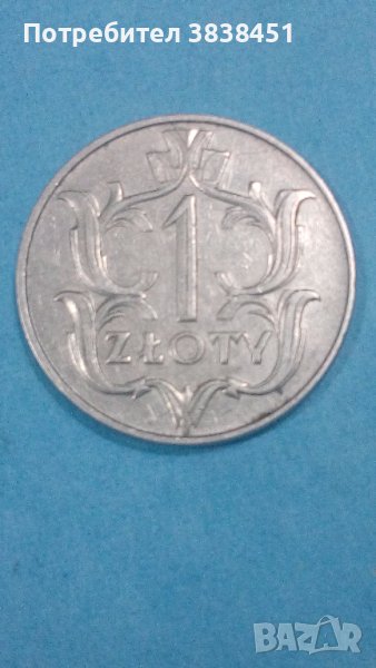 1 ZLOTY 1929 г. Полша, снимка 1