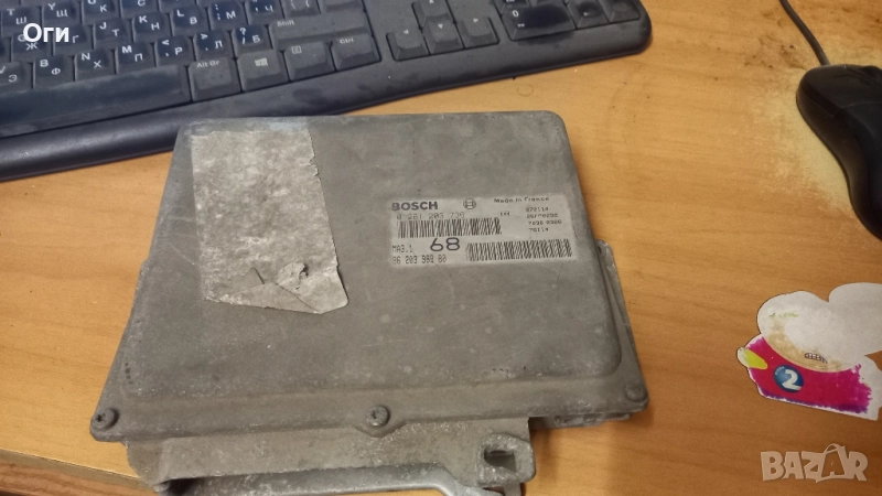 Компютър за Пежо 106 1.1 54к.с. 0 261 203 736 / 96 203 989 80, снимка 1