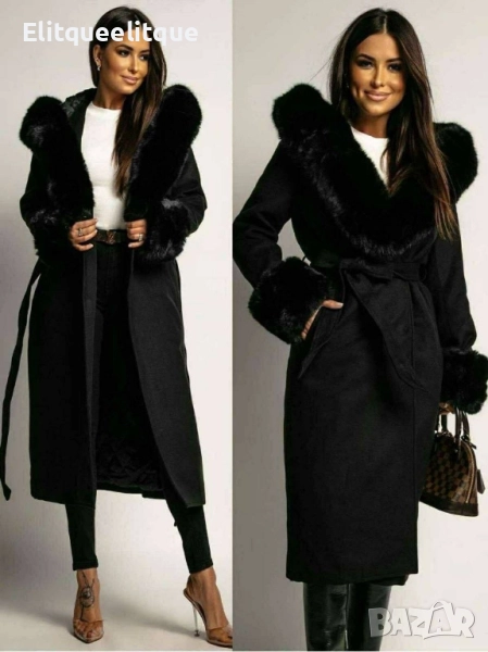 палто с пух , снимка 1