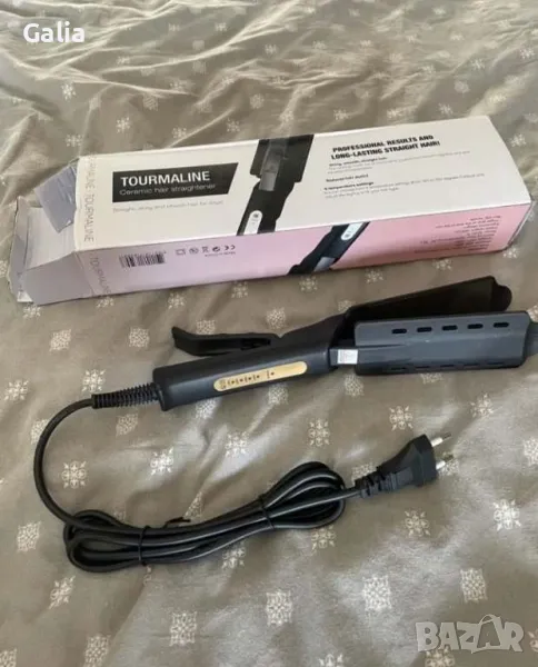 Професионална турмалинова преса за коса с йони, снимка 1