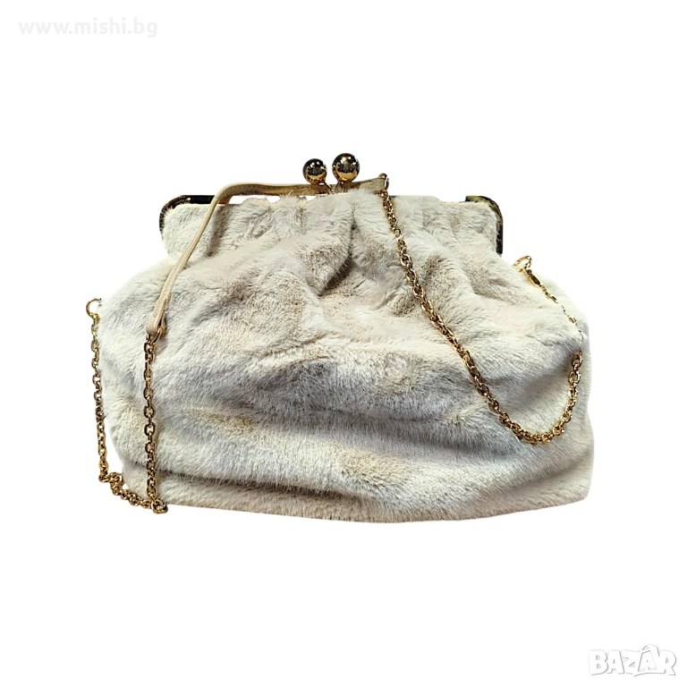 Дамска модерна чанта през рамо със закопчане, снимка 1