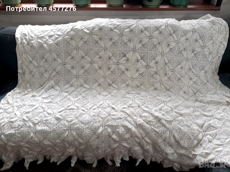 Плетена покривка, снимка 1