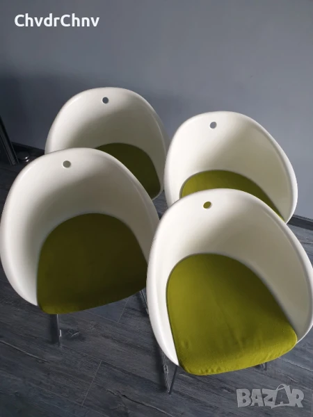 4бр Pedrali Gliss 920/италиански дизайнерски пластмасови столове с подлакътници, снимка 1