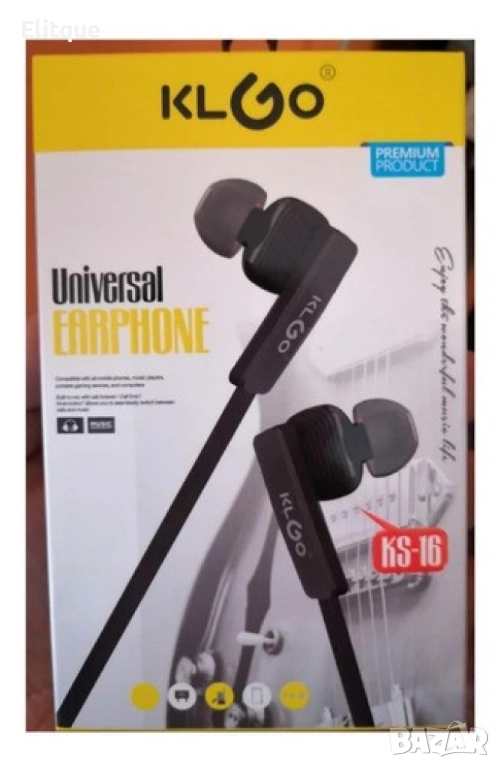 Универсални слушалки KLGO KS16 EP61, снимка 1