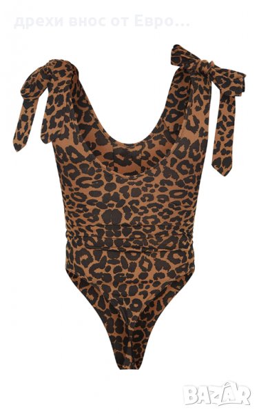 PrettyLittleThing Леопардово боди XXS, снимка 1